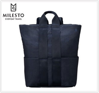 〔MILESTO〕STLAKTバックパックM ヘザーネイビー