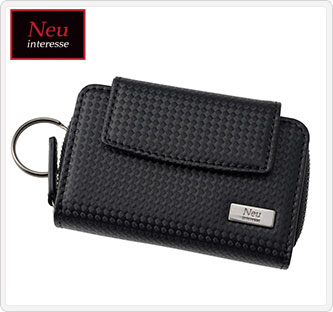 〔ノイインテレッセ〕キーケース ブラック