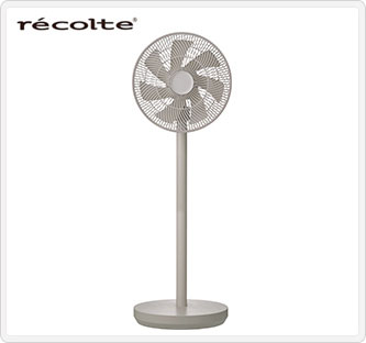 〔récolte〕コードレス サーキュレーション扇風機 フレンチグレー