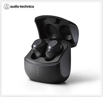 〔オーディオテクニカ〕ノイズキャンセリングワイヤレスイヤホン ブラック