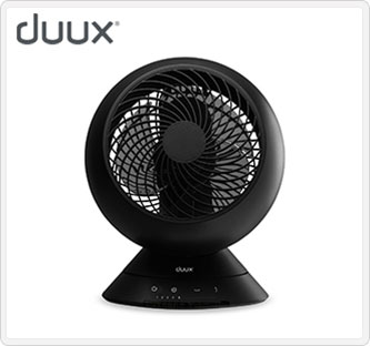 〔duux〕Globe(グローブ)3Dサーキュレーター(ブラック)
