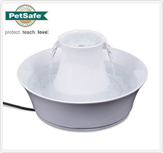 〔ペットセーフ〕ドリンクウェル アバロン セラミックペットファウンテン