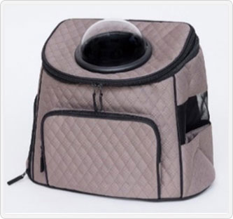 〔ペットアドバンス〕キャリーバッグ マットブラウン