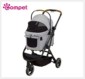 〔コムペット〕ルルテイル キャリー(レンティキュラークラウズグレー)