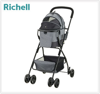 〔リッチェル〕ペットカート ミニモ