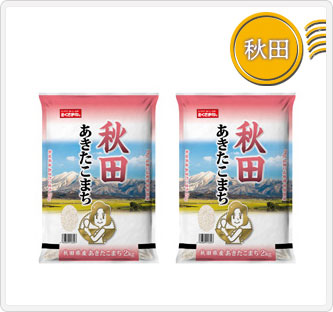 〔米匠庵〕秋田県産あきたこまち2kg×2