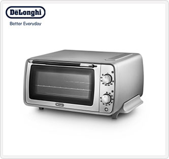 〔デロンギ〕ディスティンタ・ぺルラ コレクション オーブン&トースター シルバー