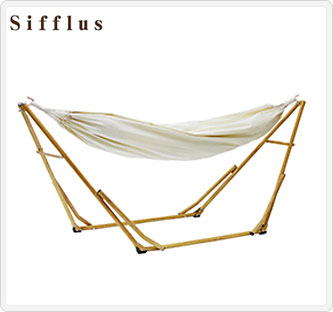 〔sifflus〕3WAY自立式ポータブルハンモック
