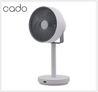〔cado〕除菌サーキュレーター扇風機STREAM1800F ホワイト