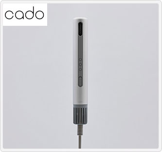 〔cado〕スティック型 ヘアドライヤー バトン シルバー