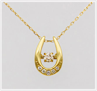 K18 ダイヤ プチネックレス(514254)