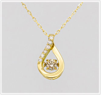 K18 ダイヤ プチネックレス(514249)