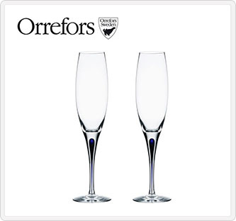 〔オレフォス〕インターメッツォ シャンパングラス 2客セット
