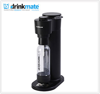 〔DRINKMATE〕強炭酸水メーカー シリーズ650 60Lガスセット ブラック