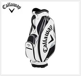 〔キャロウェイゴルフ〕EXIA 25JM シリーズ ゴルフバッグ ホワイト×ブラック