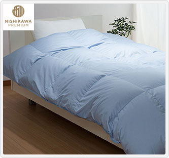 〔西川プレミアム〕羽毛掛ふとん ジーリンホワイトグース