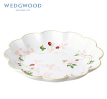 〔ウェッジウッド〕ワイルドストロベリー ペタルトレイ