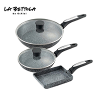 〔ラ・ベットラ〕落合務 IH対応フライパン3点セット