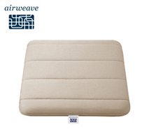 〔エアウィーヴ〕クッション グレー