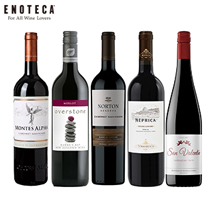 〔エノテカ〕ブドウの旨味を愉しむ赤ワイン5本セット