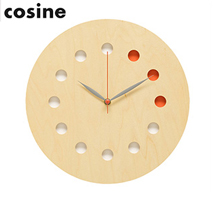 〔コサイン〕掛け時計（メープル）