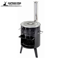 〔キャプテンスタッグ〕KAMADO（かまど）煙突ストーブ