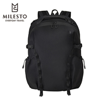 〔ミレスト〕LIKID サイドバックルバックパックL ブラック