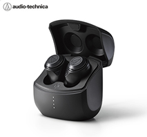〔オーディオテクニカ〕ノイズキャンセリングワイヤレスイヤホン ブラック