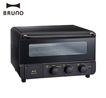 〔BRUNO〕Crassy+　スチーム＆ベイク　トースターブラック