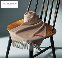 〔シャルルジョルダン〕カシミヤマフラー