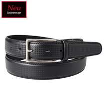 〔ノイインテレッセ〕メンズベルト ブラック
