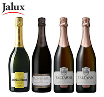〔JALUX〕シャンパーニュ入り　本格スパークリングワイン4本セット