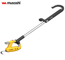 〔ムサシ〕充電式除草バイブレーター＋専用ハンドルセット