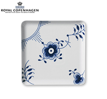 〔ロイヤル コペンハーゲン〕ブルーフルーテッドメガ　スクエアデッシュ２０ｃｍ