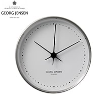 〔ジョージ ジェンセン〕KOPPELコッペル クロック（Φ22cm）スティール