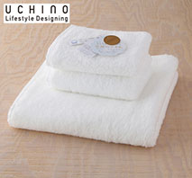 〔ウチノ〕スーパーマシュマロ バスタオル1枚・フェイスタオル2枚セット