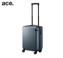 〔エース〕コーナーストーン2Ｚ　機内持込サイズスーツケース ブルーグレー（06861-03 ）