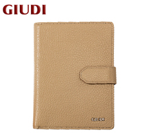 〔ジウディ〕イタリア製通院ウォレット グレージュ