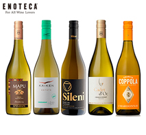 〔エノテカ〕世界のシャルドネ飲み比べ5本セット