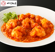 〔赤坂四川飯店陳建一監修〕乾焼明蝦(大海老チリソース)