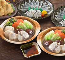 とらふく刺身・とらふく個食鍋セット