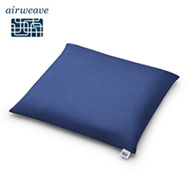 〔エアウィーヴ〕エアウィーヴ 座布団 ネイビー