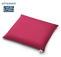 〔エアウィーヴ〕エアウィーヴ 座布団 ワインレッド
