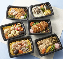 〔JAL 特製 機内食 BISTRO de SKY〕第15弾彩り御膳シリーズ 6種セット（コンソメスープ付き）