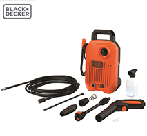 〔BLACK+DECKER〕スリム高圧洗浄機