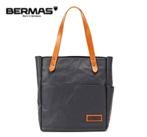 〔バーマス〕COMMUTE　豊岡鞄　縦型トート天ファスナー　ネイビー