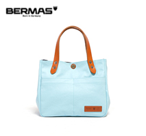 〔バーマス〕COMMUTE　豊岡鞄　ドライビングトート　スカイブルー