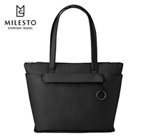 〔ミレスト〕Punto & Línea トートバッグ　ブラック