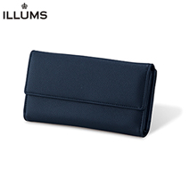 〔イルムス〕長財布 ネイビー