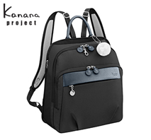 〔カナナプロジェクト〕PJ1-4THリュックM 67645-01 ブラック